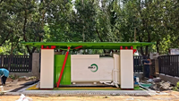 Compacteur de déchets souterrain RNKJ, station de compactage automatique hydraulique, équipement de compression des ordures souterraines
