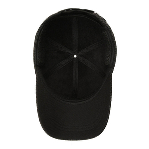 Casquette de baseball en tissu épais, couleur unie, réglable, casquette d'hiver à visière, douce et confortable, chapeau décontracté coupe-vent pour l'extérieur - Product Image 4