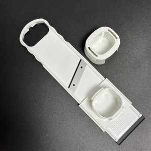 Garlic Slicer Cutter Peeler Kitchen Gadget Stainless Steel Manual Plastic Housing For Garlic Radish Vegetables - Product Image 3