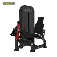 Machine professionnelle de musculation pour extensions de jambes assises avec sélecteur de poids, équipement de fitness fabriqué en Chine