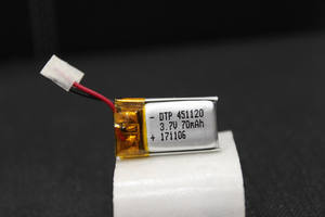סוללה נטענת 451120 3.7 סוללות יונים 70mah li - Product Image 3