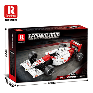 Reobrix 11039 1:<span class=keywords><strong>8</strong></span> MCL MP4 <span class=keywords><strong>F1</strong></span> Voiture de course, ensemble de blocs de construction de 2800 pièces, moteur V12 visible, liaison réelle, carrosserie amovible - Product Image 4