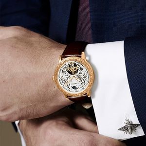 New CAROTIF 503 Watch Hollow out Trendy Mechanical Watch Fashion Waterproof <b>Belt</b> Men's Watch Men's Watch 2025 - Product Image 3