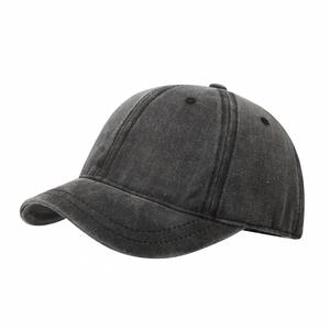 Casquette de baseball unisexe en coton, 6 panneaux, vierge, effet vieilli, profil bas, délavée, style rétro vintage, personnalisable avec logo brodé, vente en gros - Product Image 3
