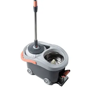 EasyWring Microfiber Mop With Bucket Floor Cleaning System