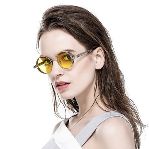Men Women Mirrored <strong>Circle</strong> Sun Glasses Brand Italy Designer Retro Vintage Oculos UV400 Gothic Round Steampunk <strong>Sunglasses</strong> - Product Image 2