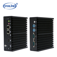 Mini PC sans ventilateur personnalisé, processeur N5095, PC industriel, boîtier Nano avec RAM DDR4, prise US/EU/CN pour écran double 4K HD - Nouveau produit