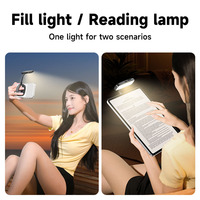 Lampu Isi Ulang Magnetik M35, Lampu Selfie Baru untuk Ponsel, Lampu Baca Portabel