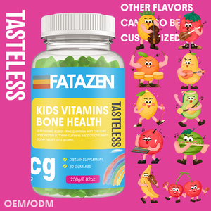 Vitaminas para Niños OEM, Favorecen la Salud Ósea, Fortalecen el Crecimiento Infantil, Suplemento de Calcio y Vitamina D, Gomitas Sin Sabor y Sin Azúcar - Product Image 1
