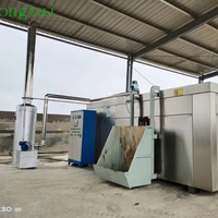 Technologie moderne LONGTAI Équipement de traitement des déchets d'abattoir Ligne d'abattage de moutons et d'agneaux musulmans Hauteur 10m 380V