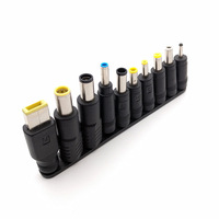 Laptop-Ladestecker DC-Wandler-Anschluss Adapter-Ladegerät 8-teiliges Set 10-in-1-DC-5521-Buchse auf 8-in-1-Adapteranschlüsse