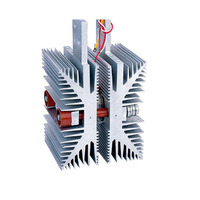 Module de puissance personnalisé pour radiateur, dissipateur thermique en alliage d'aluminium refroidi par air, usinage CNC, découpe, pliage, soudage