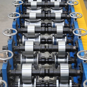 Profils automatiques de cloisons sèches Double ligne C U forme goujon en acier léger et rouleau de piste formant la machine - Product Image 6