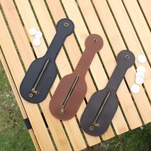 กระเป๋าคาดเอวหนังวินเทจ ใส่เหรียญ มีซิป - Product Image 4