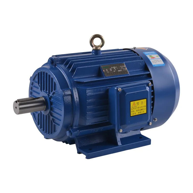High efficiency YC160L-4 20 HP 22kw 380v 3 phase brushless AC electric motor for sale