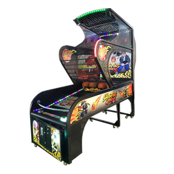 ストリートバスケットコイン式アーケードゲーム機 - 1/2人用、屋内向け