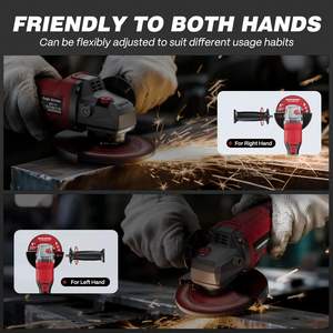 Kit <span class=keywords><strong>de</strong></span> <span class=keywords><strong>meuleuse</strong></span> d'angle ARCCAPTAIN 4-1/2 pouces, interrupteur à palette, 9500 tr/min, 1200 W, moteur sans balais, sans fil, 2 batteries 4,0 Ah, <span class=keywords><strong>meuleuse</strong></span> 180 - Product Image 6