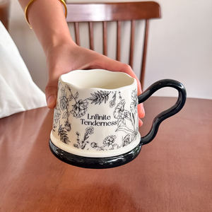 Tazas de Café de Cerámica Francesas Modernas, Tazas Desechables para Fiestas, Tazas de Alta Gama para Té de la Tarde y Desayuno con Leche, Novedad 2025 - Product Image 6