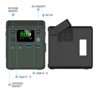 2025 nouveau produit 100W 200W 300W onduleur Portable batterie externe de secours batterie solaire centrale de secours pour le Camping