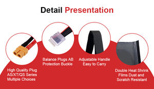 Venta directa de fábrica 27000mAh 265wh/kg 6S 12S 18S 10C Paquete de batería de estado sólido de alta densidad energética para Dron FPV - Product Image 3