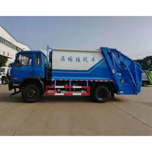 Cheap Dongfeng 4x2 10CBM 8Tons Hydraulic Compactor Garbage Truck Price in Kuwait