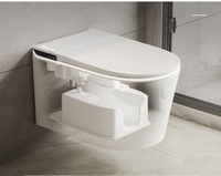 WC intelligent mural professionnel en céramique pour salle de bain, hôtel, projet, appartement, villa, maison
