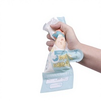 Pochette Doypack personnalisée en PET/PE avec fermeture éclair, sans BPA, de qualité alimentaire, aseptique, pour le stockage du lait maternel, les aliments pour bébés et les aliments pour animaux de compagnie, ainsi que le sucre