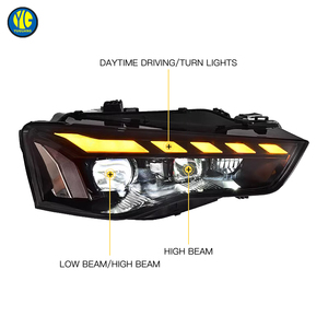 Yu Guang cho Audi A5 sportback 2012 2016 <span class=keywords><strong>Led</strong></span> Đèn Pha nâng cấp chất lượng cao phía trước ánh sáng B9 Điều kiện Mới <span class=keywords><strong>12V</strong></span> Điện áp đầu lihgt - Product Image 4