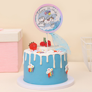Decorazioni <span class=keywords><strong>per</strong></span> Torte a Forma <span class=keywords><strong>di</strong></span> Unicorno Usa e Getta Ecologiche all'Ingrosso <span class=keywords><strong>per</strong></span> Feste <span class=keywords><strong>di</strong></span> <span class=keywords><strong>Compleanno</strong></span> - Product Image 2