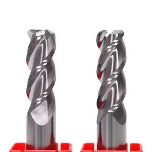 Fraise en bout spirale 4 cannelures personnalisée outils de CNC mèches de toupie fraise en bout en carbure outils de coupe - Product Image 3