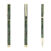 Stylo bille à roulement en métal avec motif, impression couleur personnalisée, transfert thermique DIY, impression de logo sur bille de Noël
