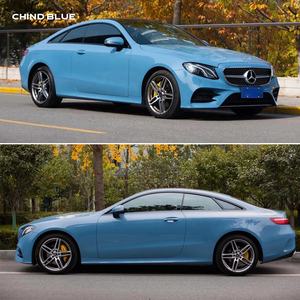 Vinilo Autoadhesivo Ultra Brillante Color Azul Miami para Envolver Automóviles, Rollo de Película Azul Oscuro - Product Image 4