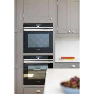 Meubles modulaires modernes fabriqués directement en usine, armoire en bois, design shaker blanc, armoires de cuisine grises pour appartement - Product Image 4