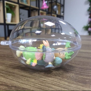 Adornos de Huevos Transparentes de Plástico Hueco para Pascua, Reutilizables y Duraderos para Navidad y <span class=keywords><strong>A</strong></span>ño Nuevo, Tamaños de 63 mm/80 mm/100 mm - Product Image 2