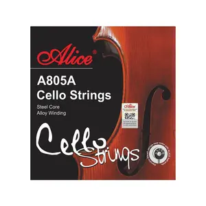 앨리스 A805A 연습 고품질 고급 첼로 문자열 따뜻하고 강력한 음색 문자열