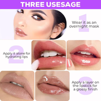 Vente en gros Marque privée Huile pour les lèvres hydratante dodue Vegan Fruit Shimmer Liquid Clear Lip Gloss Glitter Lipgloss Makeup