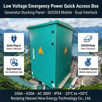 Unidad de Conexión a Línea Eléctrica Industrial de 12kV, Metálica, para Interiores, IP67, 630A, con Doble Bloqueo, para Suministro de Energía de Emergencia, Precio de Fábrica