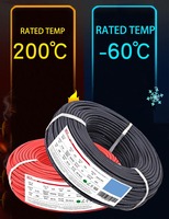 Cable de Silicona Suave de 8 AWG, 3 kV, Alta Temperatura, 200 Grados, 10 mm, Cables de Batería de Litio
