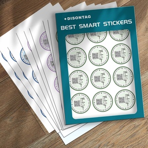 Modern Style <b>Waterproof</b> Hot Stamping Clear Gold Foil Sticker <b>Label</b> With Custom Logo - Product Image 4