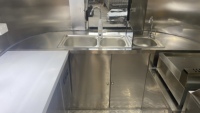 Bar mobile entièrement équipé en acier inoxydable, remorque de restauration rapide, bar à hot-dogs, bonbons, glaces, café, cuisine mobile