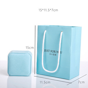 Tái Chế Thân Thiện Với Môi Sang Trọng Kem Màu Be Giấy Kraft Tái Sử Dụng Mua Sắm Túi Logo Của Riêng Bạn Ribbon Xử Lý Bow Quà Tặng Siêu Thị - Product Image 3