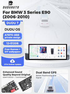 MEKEDE DUDU7 Autoradio 12,3 pouces avec Car-play, mise à jour automatique OTA, double bande GPS pour <span class=keywords><strong>BMW</strong></span> Série 3 E90 2006-2010 - Product Image 5