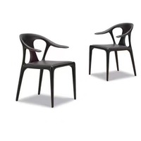 Nouvelle chaise de salle à manger de style chinois-nordique avec accoudoirs pour la maison, les salons/salles à manger, les hôtels, les clubs, en bois massif, luxe léger