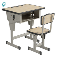 Ensemble table et chaise réglables en hauteur de haute qualité pour l'école primaire et secondaire, tables et chaises de classe pour les enfants d'âge préscolaire