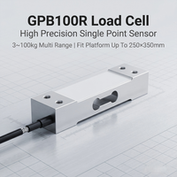Sistem Penggiling Kopi GPB100 Menggunakan Sensor Berat C3 C4 Single Point Load Cell 50kg 100kg Tersedia