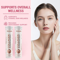 Comprimés effervescents de L-Glutathion 1000mg, Vitamine C et Collagène pour l'éclat de la peau et anti-âge – Complément de beauté OEM/ODM sous marque privée