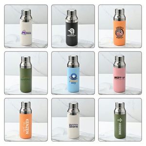 Bouteilles d'eau isothermes en acier inoxydable à double paroi pour le sport en plein air, personnalisées, 400 ml - Product Image 5