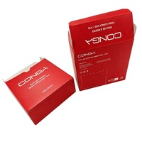 Boîte d'emballage en carton ondulé pliable écologique, logo personnalisé, couleur UV, laminage mat, gaufrage, boîte cadeau cosmétique, boîte en carton artistique