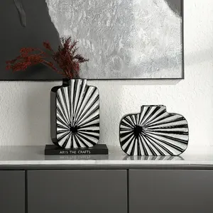 Ваза цветка наградного современного Нордического домашнего декора керамическая для живущей комнаты