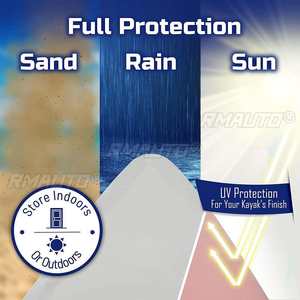 Funda Universal para Kayak, Canoa, Bote, Impermeable, Resistente a los Rayos UV, a Prueba de Polvo, Funda de Almacenamiento para Kayak, Canoa, Bote - Product Image 4